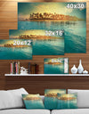 Serenity tropical beach - Landscapes Sea & Shore Photographic on wrapped Canvas