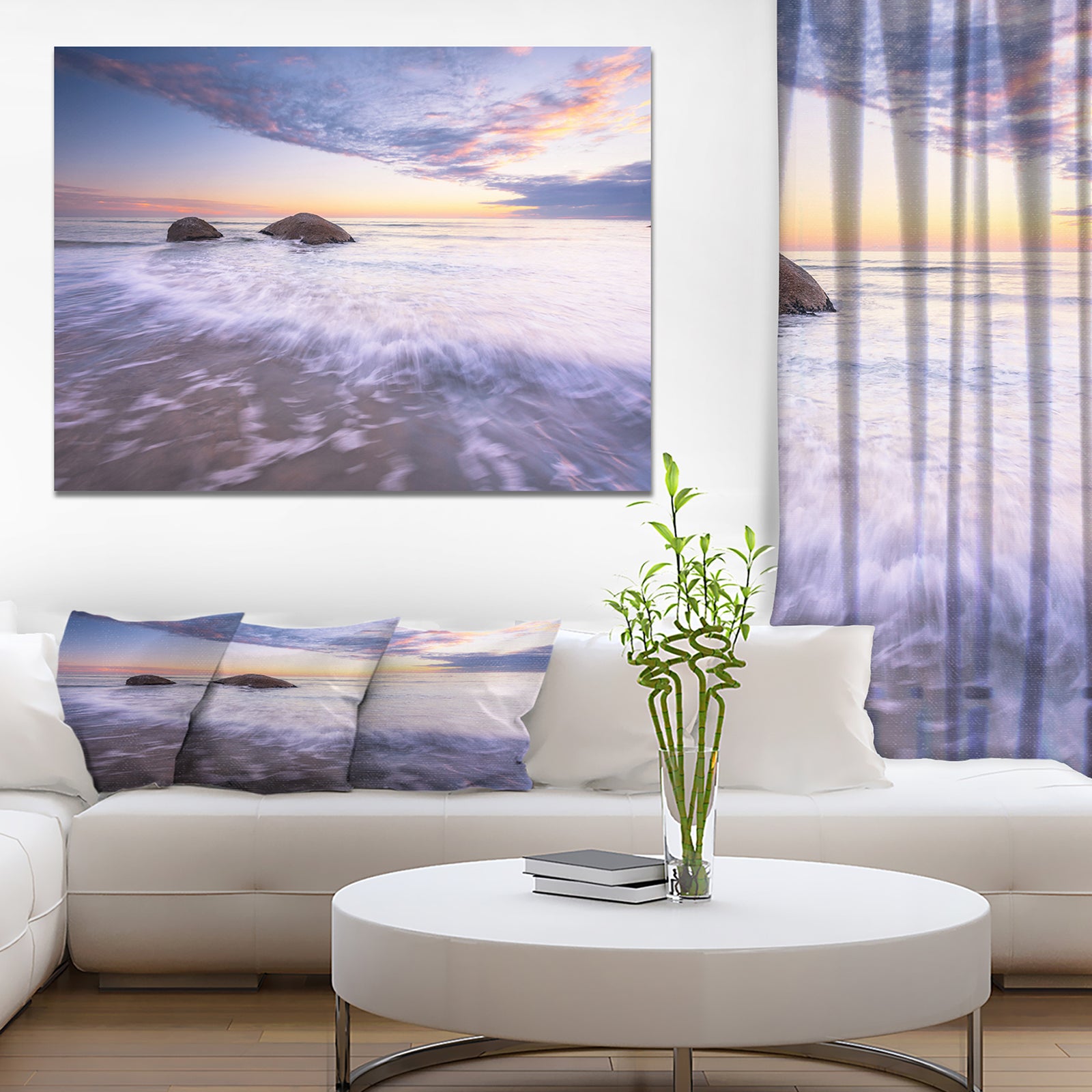 Glorious Seas - Landscapes Sea & Shore Photographic on wrapped Canvas