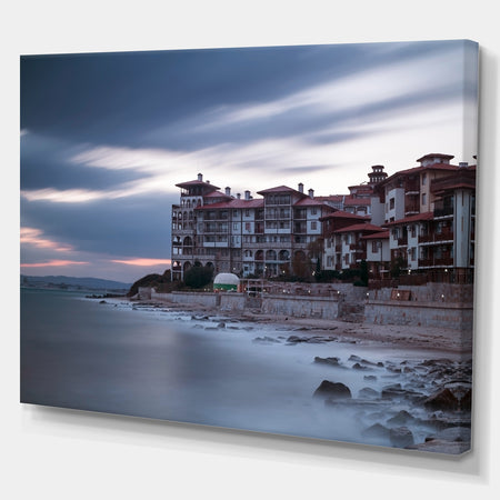 Island sea Resort - Landscapes Sea & Shore Photographic on wrapped Canvas