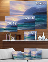 Beautiful sunrise at the morning - Landscapes Sea & Shore Photographic on wrapped Canvas