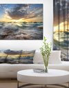 Boats in the ocean - Sea & Shore Painting Print on Wrapped Canvas