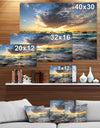 Boats in the ocean - Sea & Shore Painting Print on Wrapped Canvas