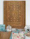 Old Carved Wooden Door - Vintage Gallery-wrapped Canvas