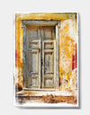 Old Traditional Greek Doors - Vintage Canvas Artwork