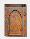 Ancient Door Painting Morroco - Vintage Gallery-wrapped Canvas