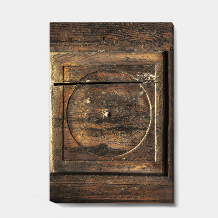 Detail of Old Wooden Door - Vintage Canvas Art