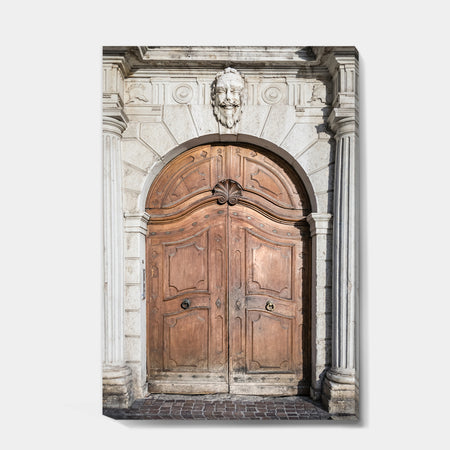 Arched Medieval Palace Door - Vintage Canvas Art