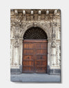 Old Door in Catania - Vintage Gallery-wrapped Canvas