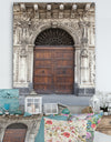 Old Door in Catania - Vintage Gallery-wrapped Canvas