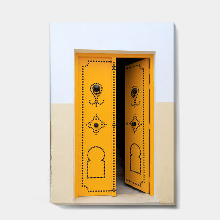 Decorative Doors of Tunisia - Vintage Gallery-wrapped Canvas