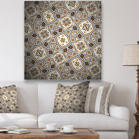 Arabic Mosaic Ceiling - Modern & Contemporary Canvas Art