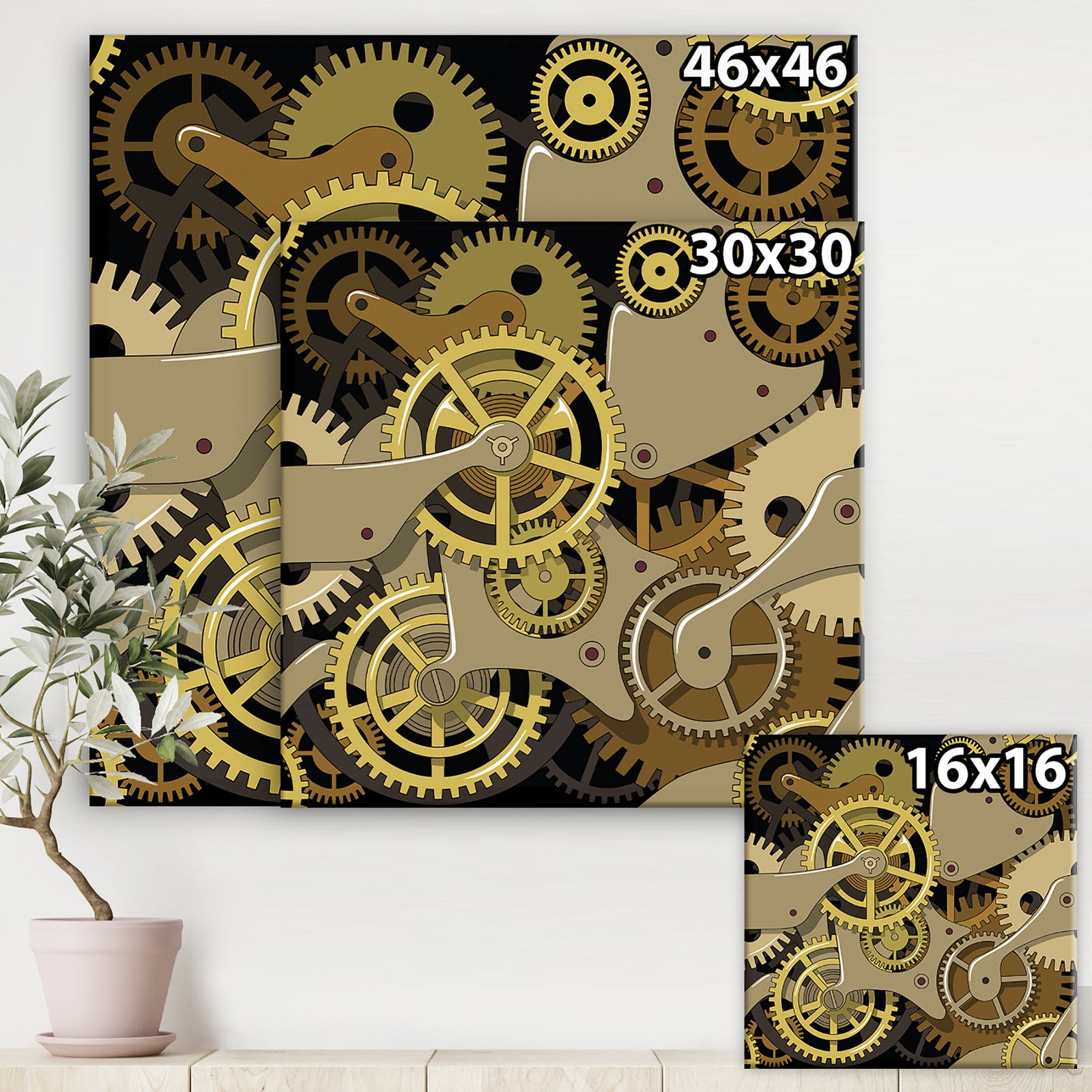 Gear Mecanics - Modern & Contemporary Canvas Artwork