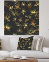 Brown and Green Autumn leaves - Vintage Gallery-wrapped Canvas