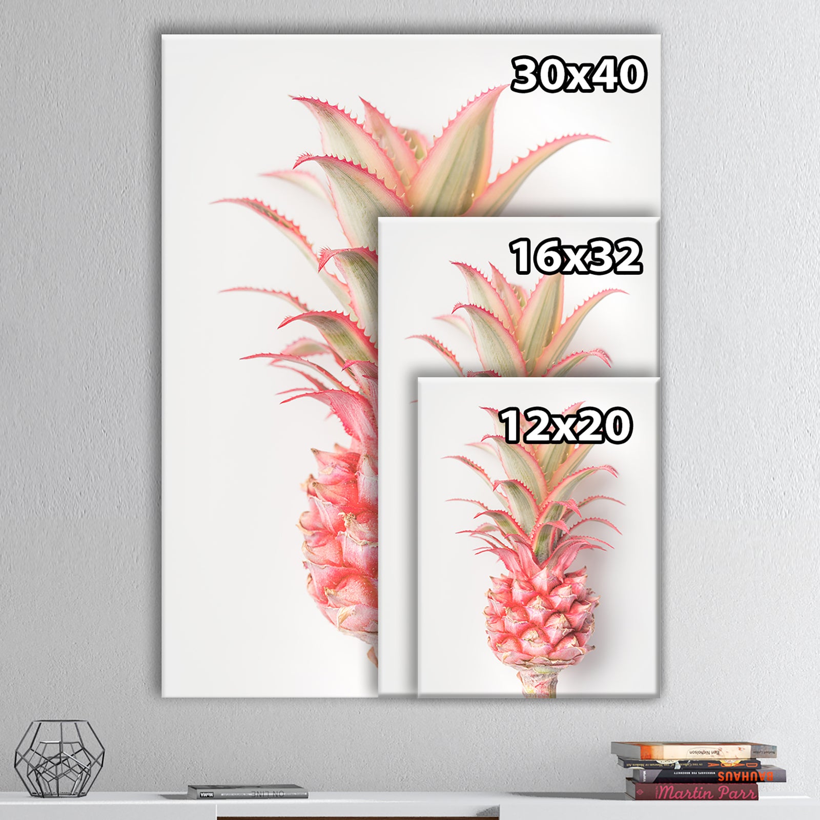Pineapple - Tropical Canvas Wall Art