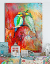 Blue tailed bee eaters - Cottage Canvas Wall Art