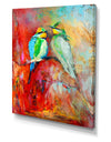 Blue tailed bee eaters - Cottage Canvas Wall Art