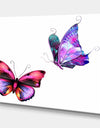 Butterflies - Cottage Canvas Wall Art