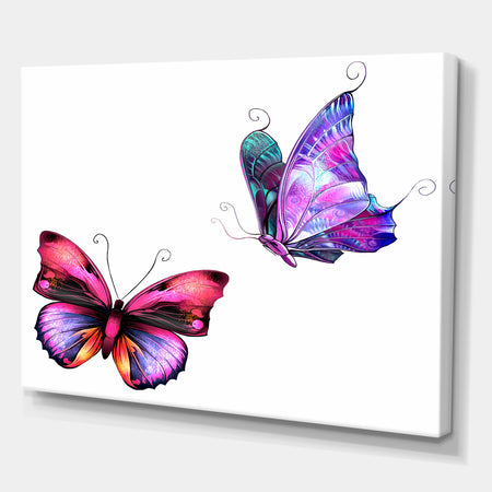 Butterflies - Cottage Canvas Wall Art