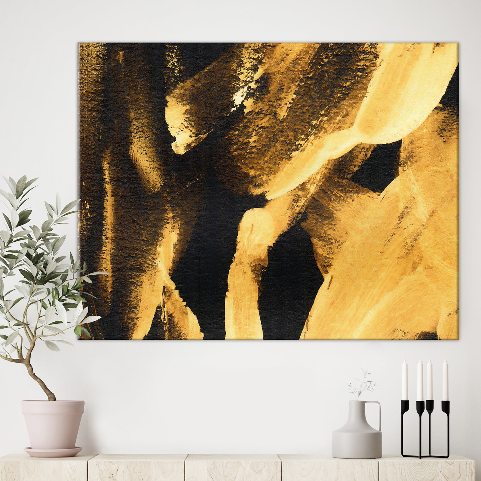 Creative abstract ll - Modern Canvas Wall Art