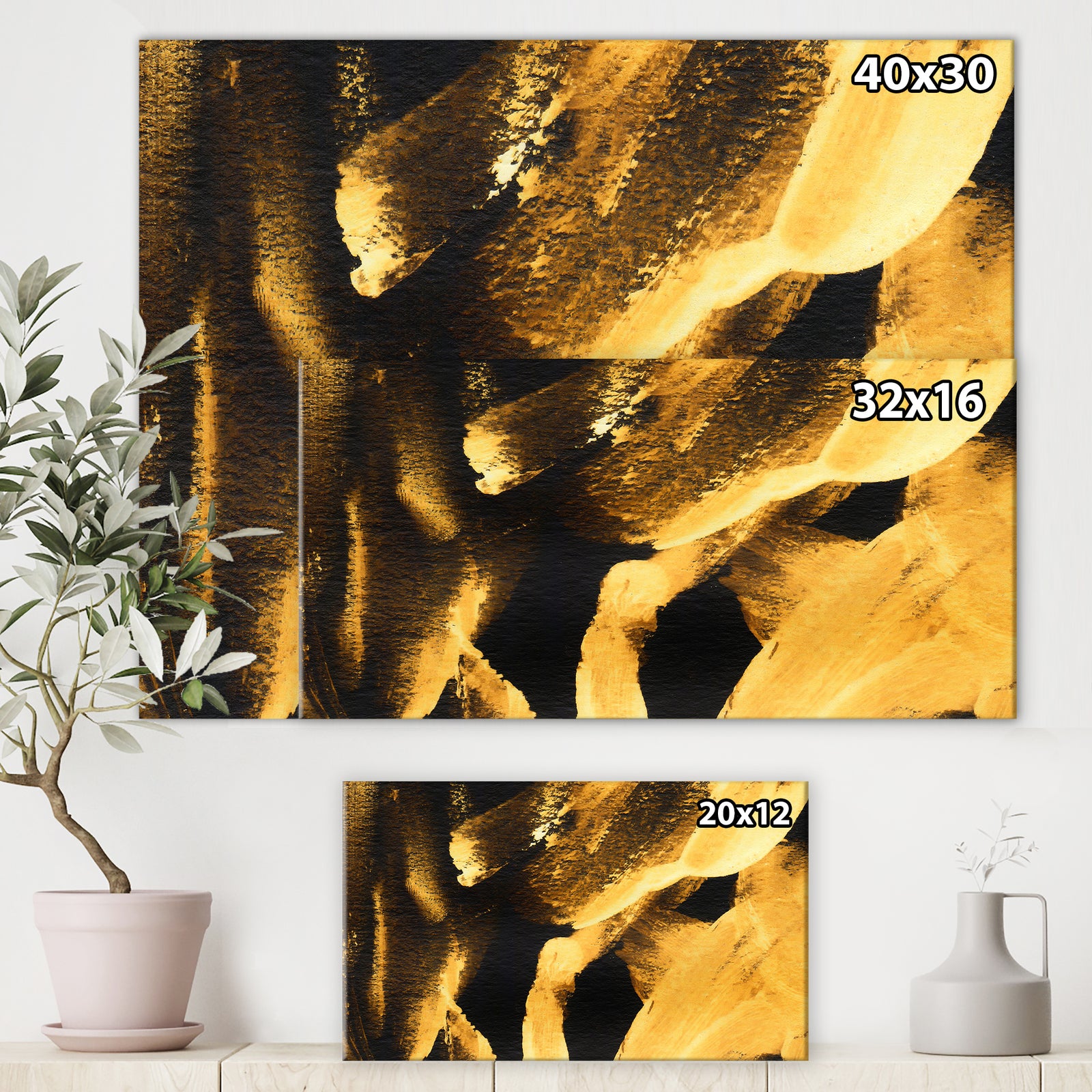 Creative abstract ll - Modern Canvas Wall Art