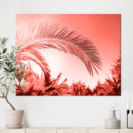 Living Coral l - Tropical Canvas Wall Art