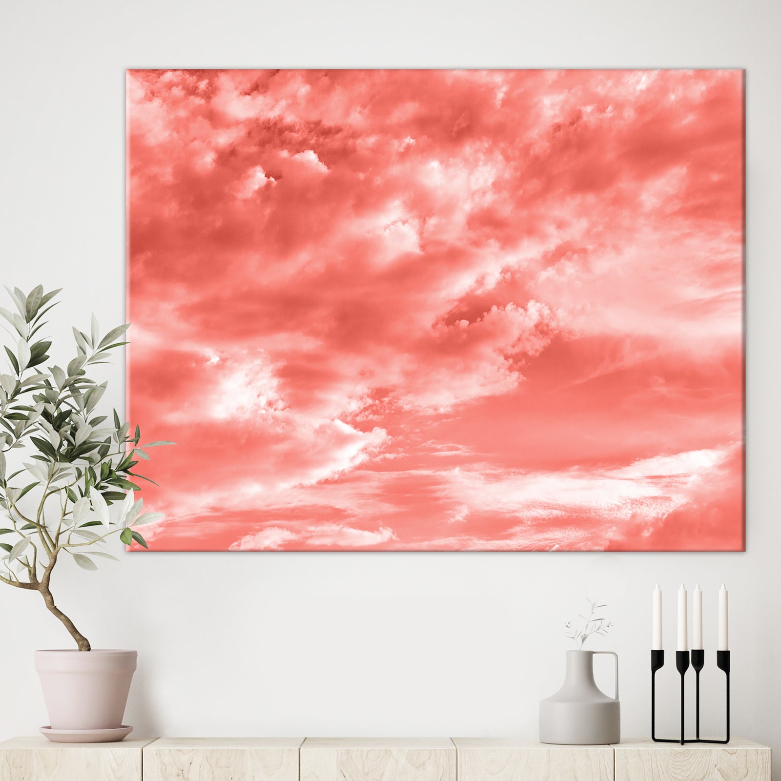 Sky with clouds - Modern Canvas Wall Art