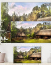 Estonian countryside - Cottage Canvas Wall Art