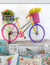 Porch Den 'Retro Fancy Bicycle - Cottage Canvas Wall Art