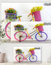 Porch Den 'Retro Fancy Bicycle - Cottage Canvas Wall Art