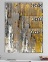 Yellow and Beige Abstract Art Painting - Modern Canvas Wall Art