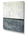 Grey and White Abstract Art Painting - Modern Canvas Wall Art