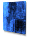 Blue Abstract Art Painting - Modern Canvas Wall Art