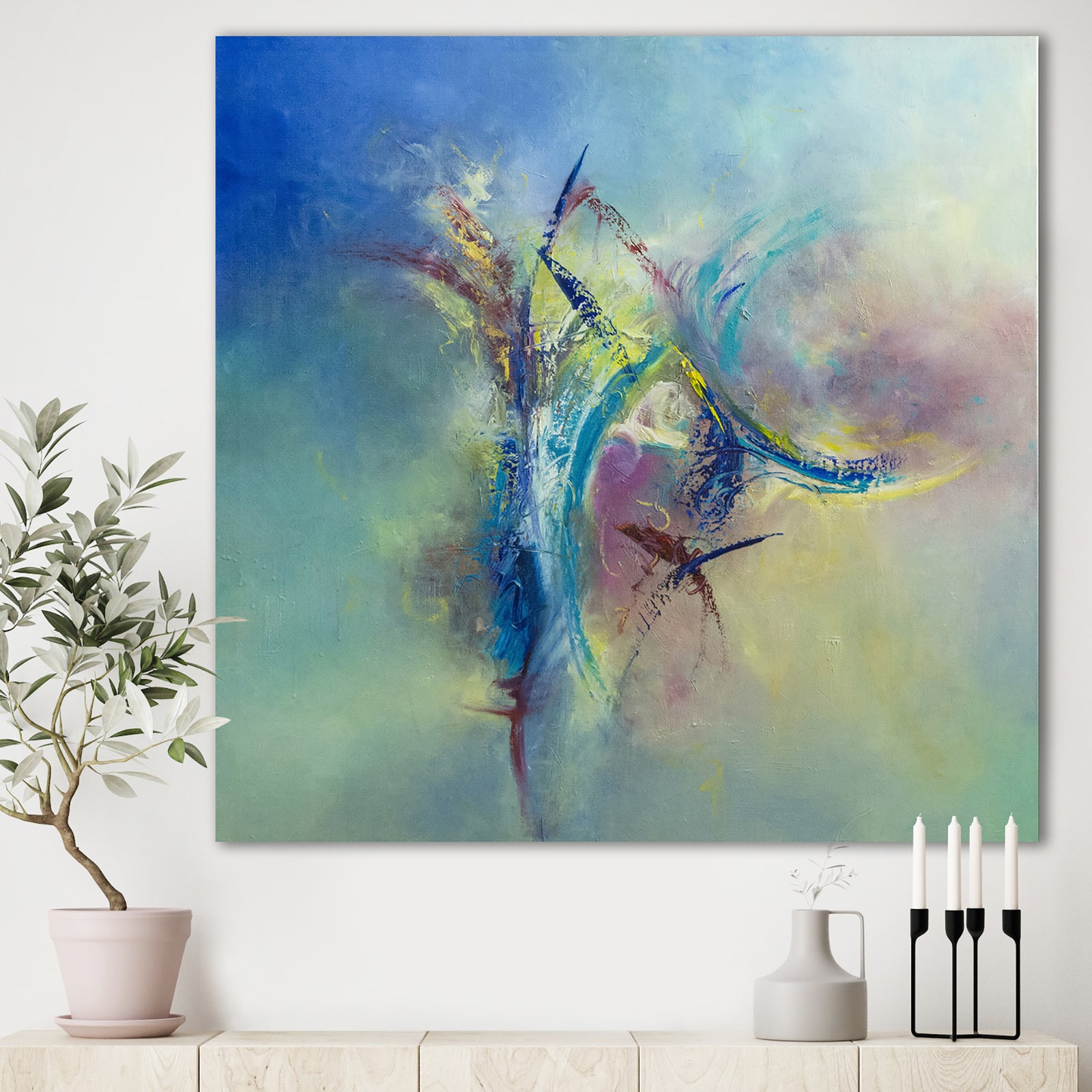 Focused Intention - Modern & Contemporary Canvas Art Print