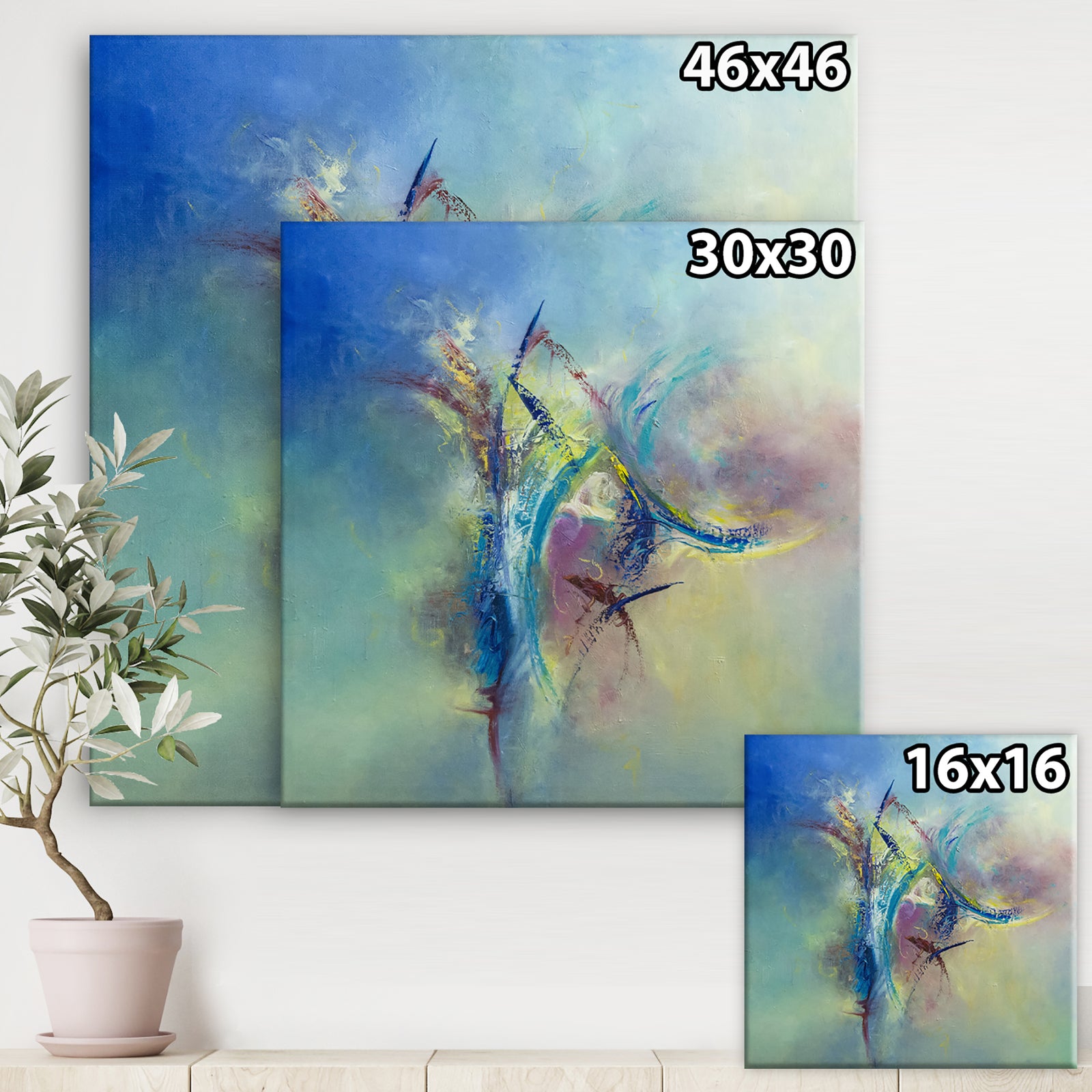 Focused Intention - Modern & Contemporary Canvas Art Print