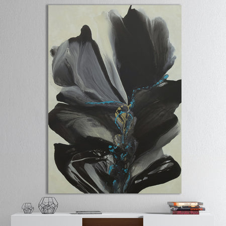 Many Shades of Gray 2 - Modern & Contemporary Gallery-wrapped Canvas