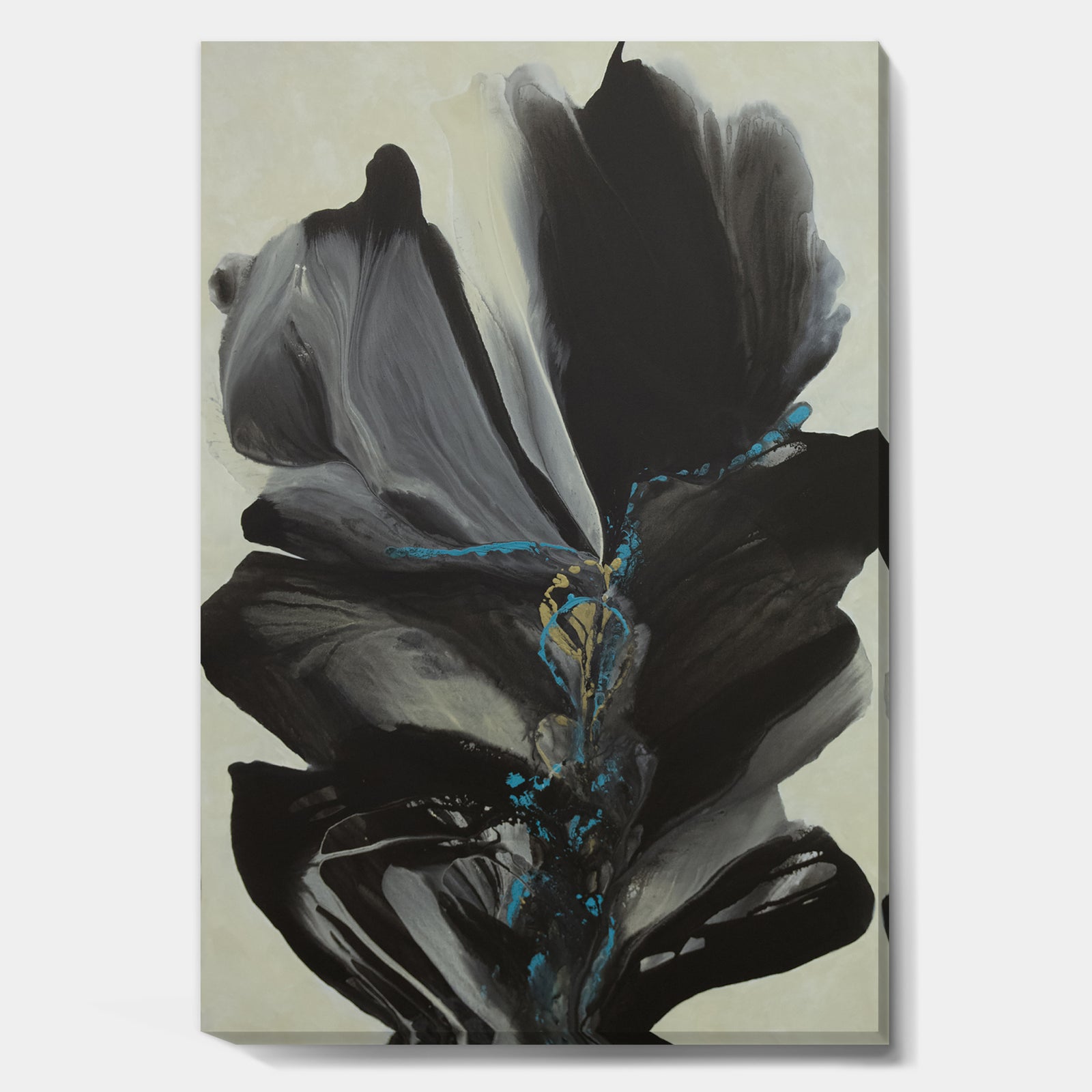 Many Shades of Gray 2 - Modern & Contemporary Gallery-wrapped Canvas