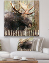 Open Season Moose - Traditional Canvas Art Print