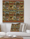 Patchwork Lodge and Cabin - Traditional Gallery-wrapped Canvas