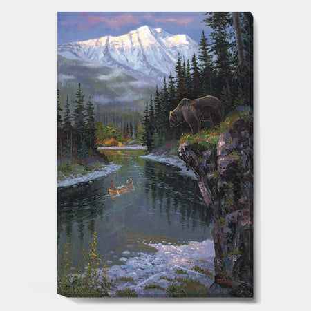 Southfork Grizzly - Traditional Premium Canvas Wall Art