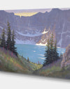 Iceberg Lake - Traditional Gallery-wrapped Canvas