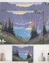 Iceberg Lake - Traditional Gallery-wrapped Canvas