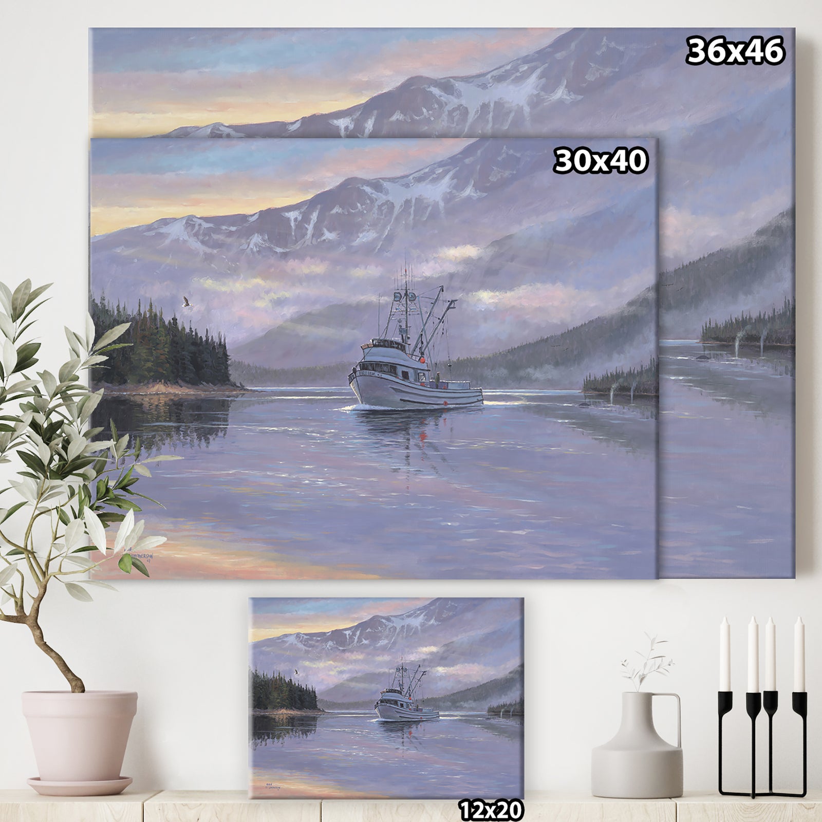 The Last Frontier - Traditional Canvas Artwork