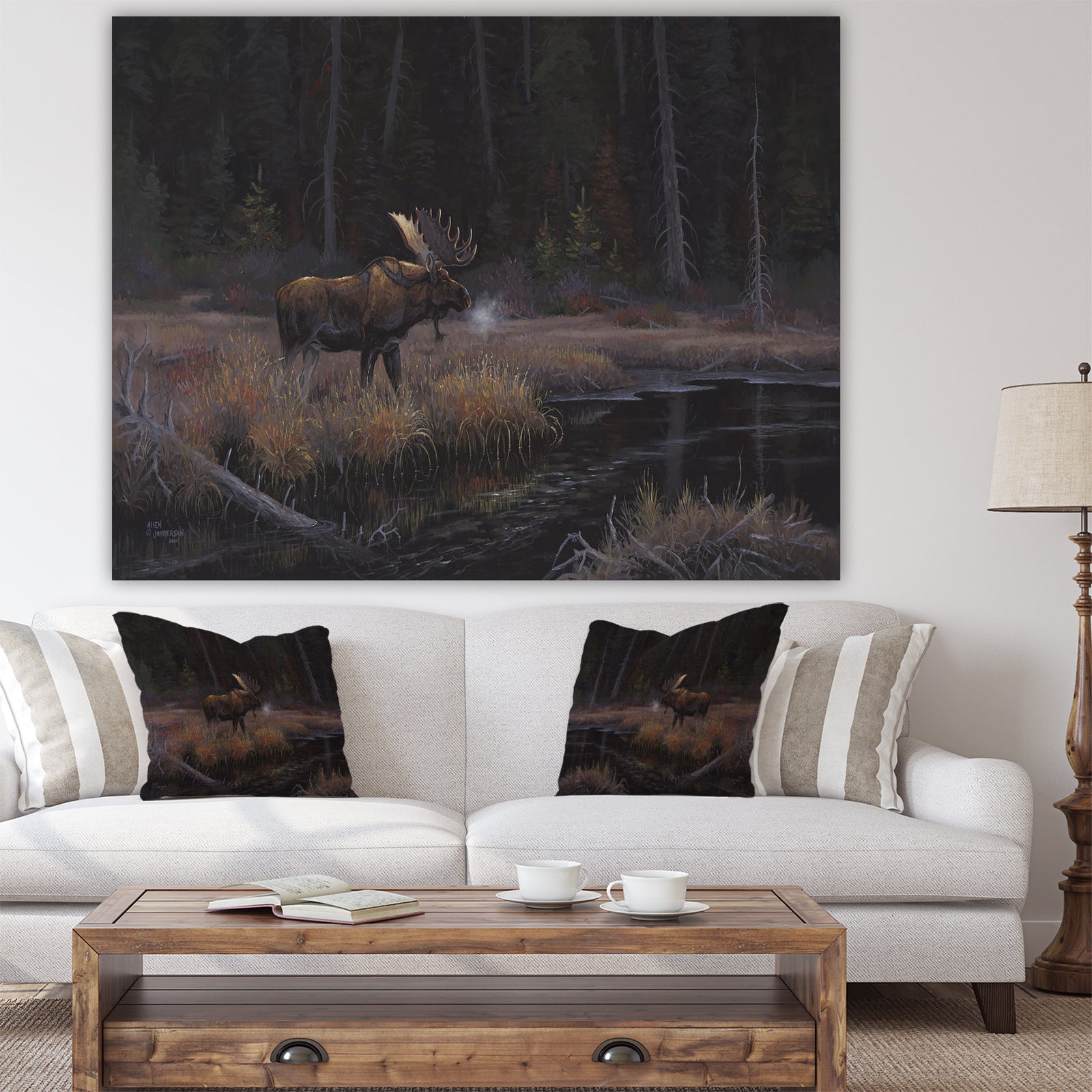 Evening Light - Traditional Gallery-wrapped Canvas