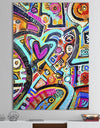 Peacock Love Shimmy - Modern & Contemporary Canvas Art Print