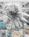 Monochrome Flower 78 - Cottage Canvas Wall Art