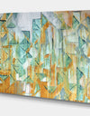 Triangular Cascade - Modern & Contemporary Gallery-wrapped Canvas