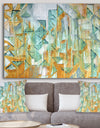 Triangular Cascade - Modern & Contemporary Gallery-wrapped Canvas