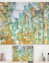 Triangular Cascade - Modern & Contemporary Gallery-wrapped Canvas