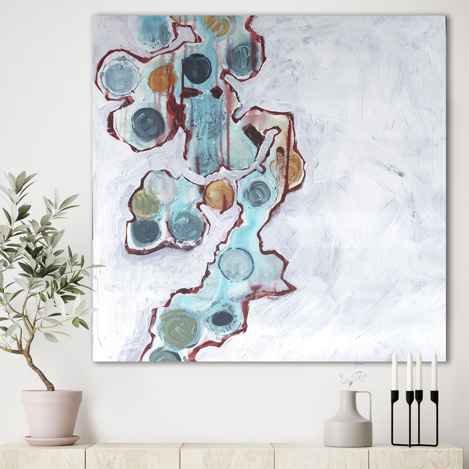 Bicycle Chain - Modern & Contemporary Canvas Artwork