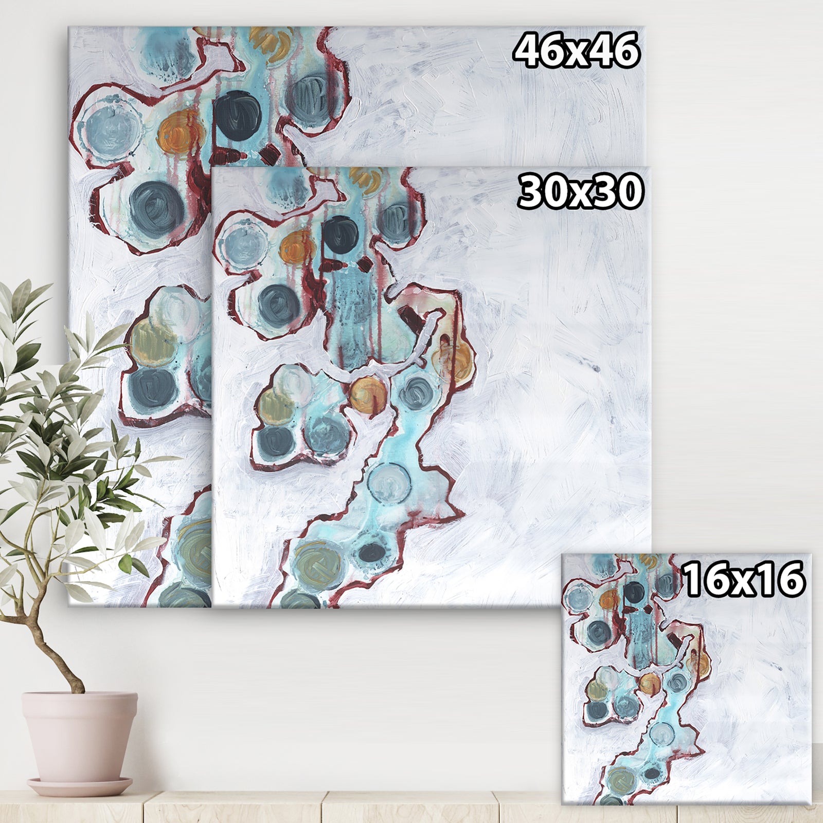 Bicycle Chain - Modern & Contemporary Canvas Artwork